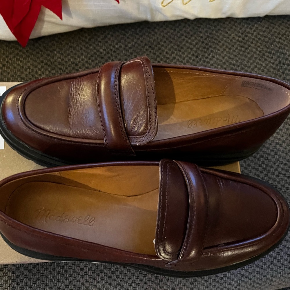 Madewell Bradley Lugsole Loafer (gently worn, worn once)